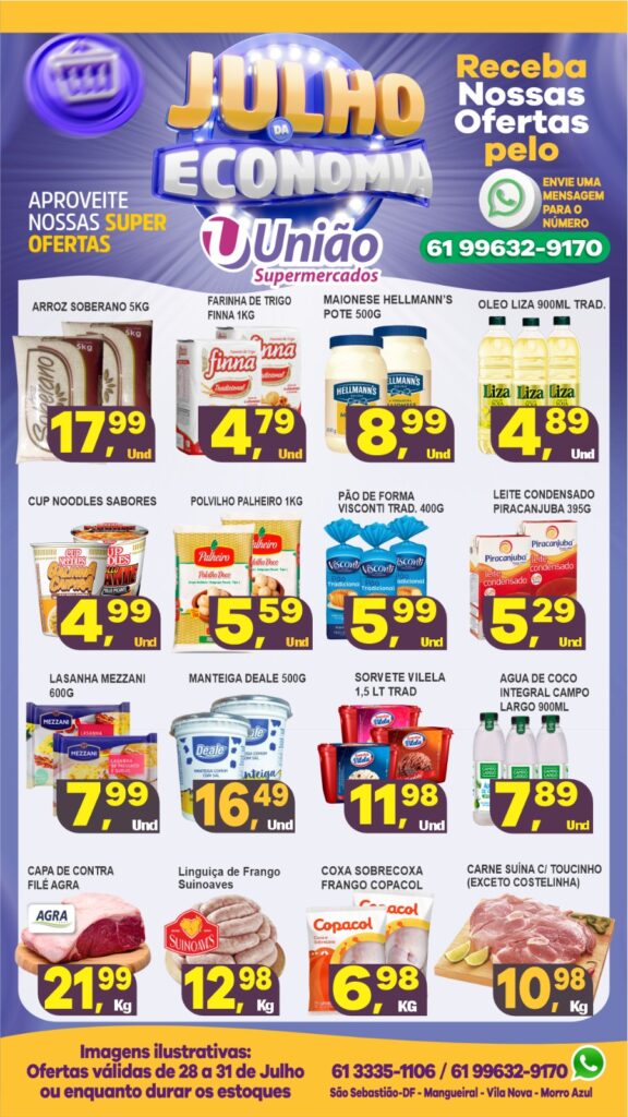 Supermercado União até 31 07 2023 Encartes DF