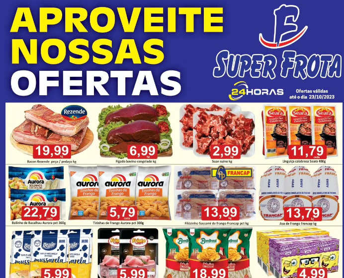 Supermercado Super Frota até 23 10 2023 Encartes DF