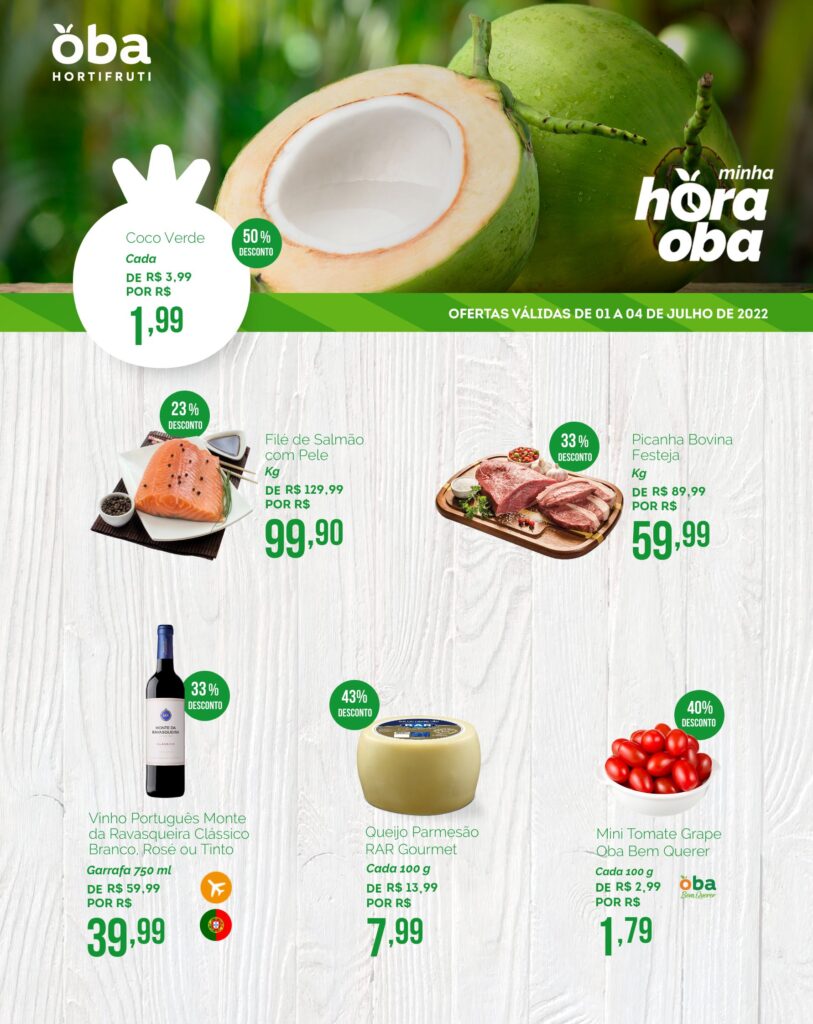 encarte de ofertas oba hortifruti