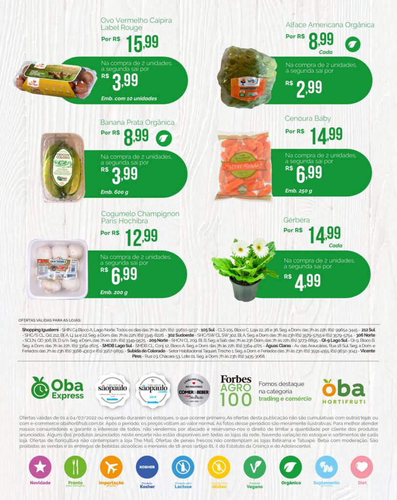 encarte de ofertas obahortifruti