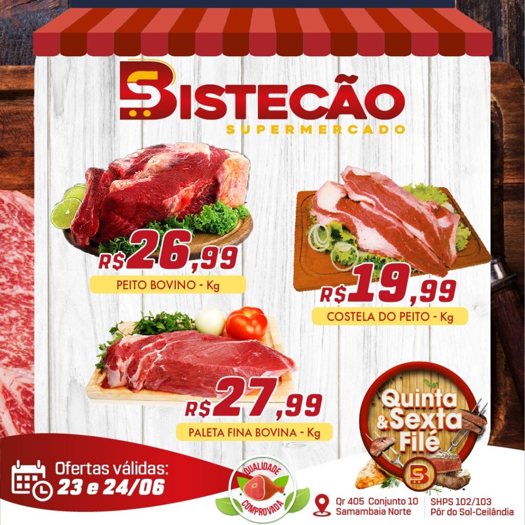 ofertas do Supermercado Bistecão