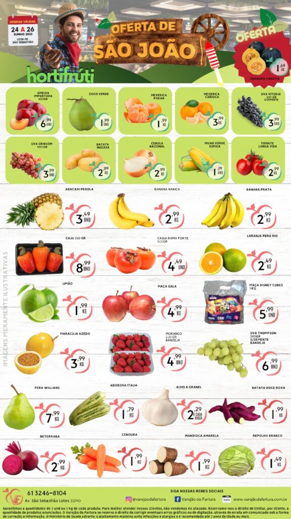 ofertas supermercado varejão da fartura