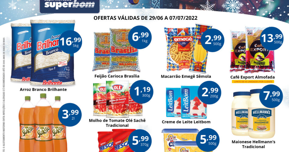 Supermercado Superbom até 07/07/2022