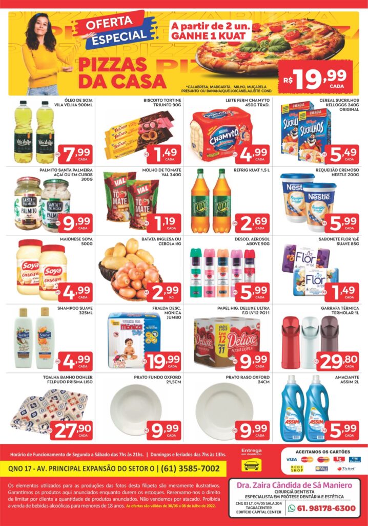 panfleto de ofertas supermercado vitória Ceilândia df