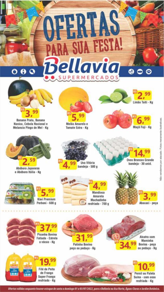ofertas supermercado bellavia brasilia df