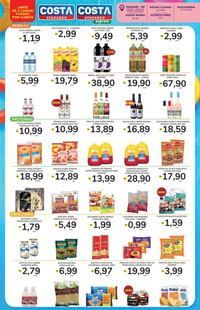 ofertas atacadão costa brasilia df