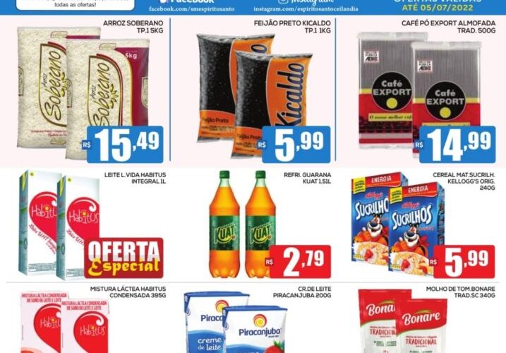 Supermercado Espírito Santo até 05/07/2022