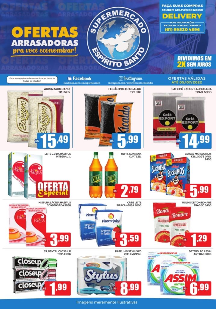 ofertas supermercado espirito santo Brasília df