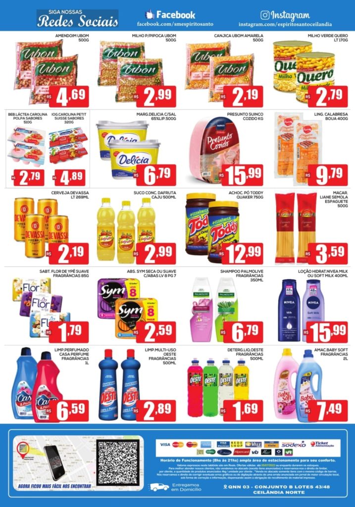 ofertas supermercado espirito santo Brasília df