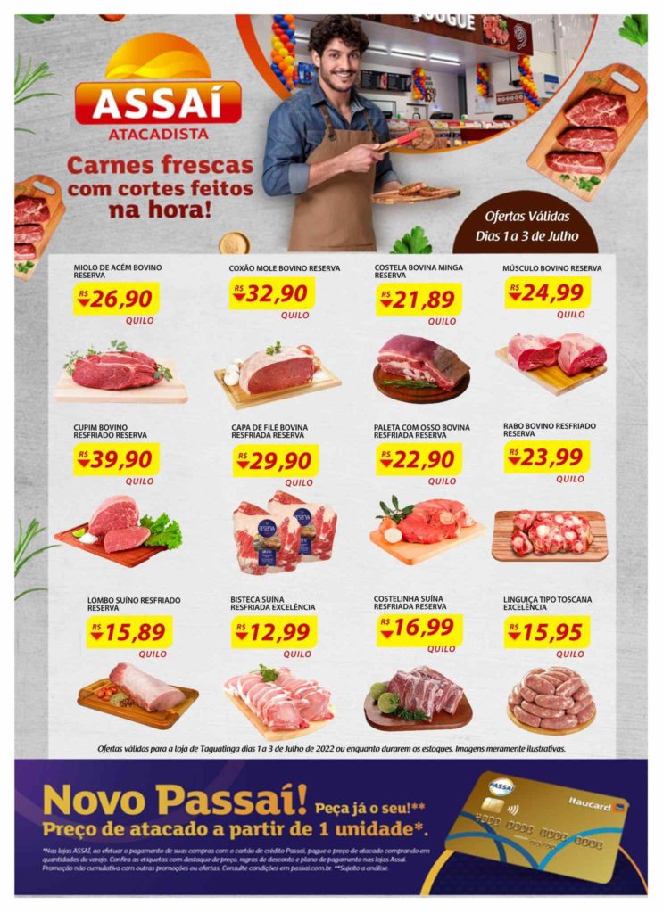 ofertas supermercado assai Brasília df