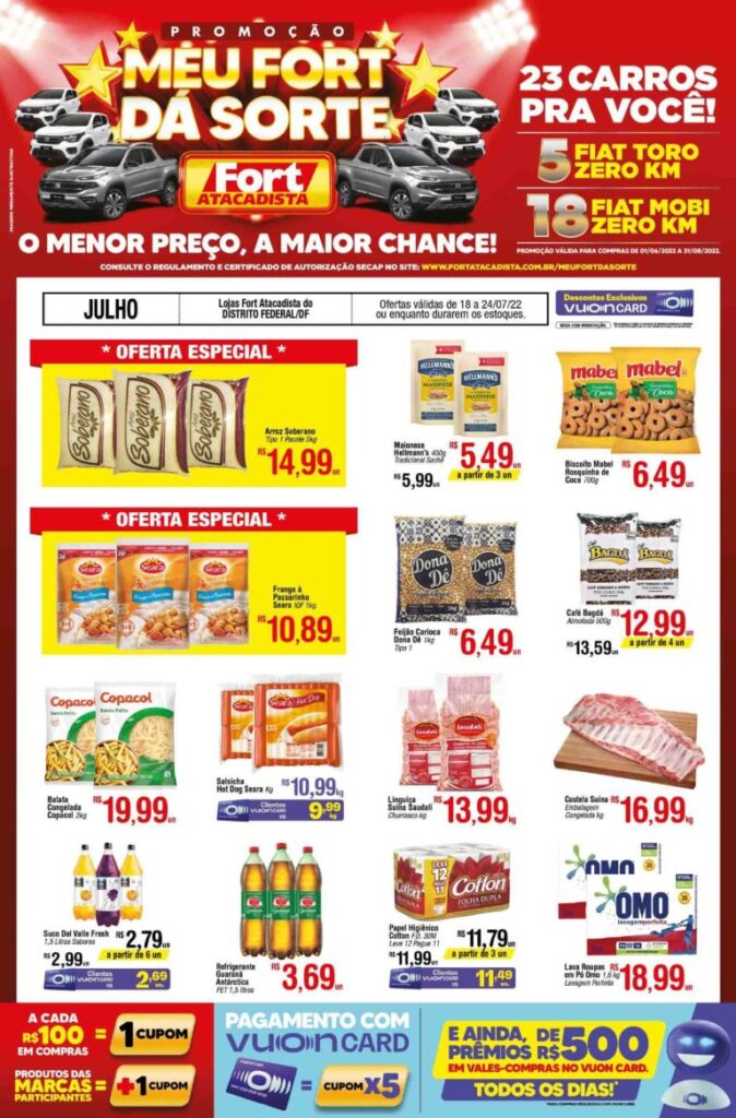 encarte de ofertas fort atacadista