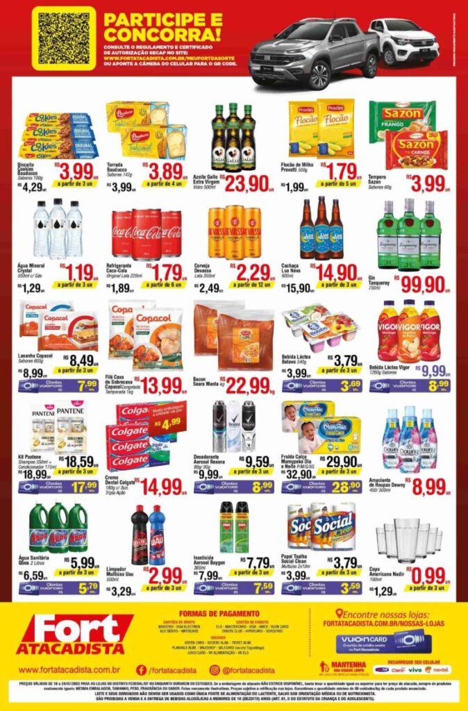 encarte de ofertas fort atacadista