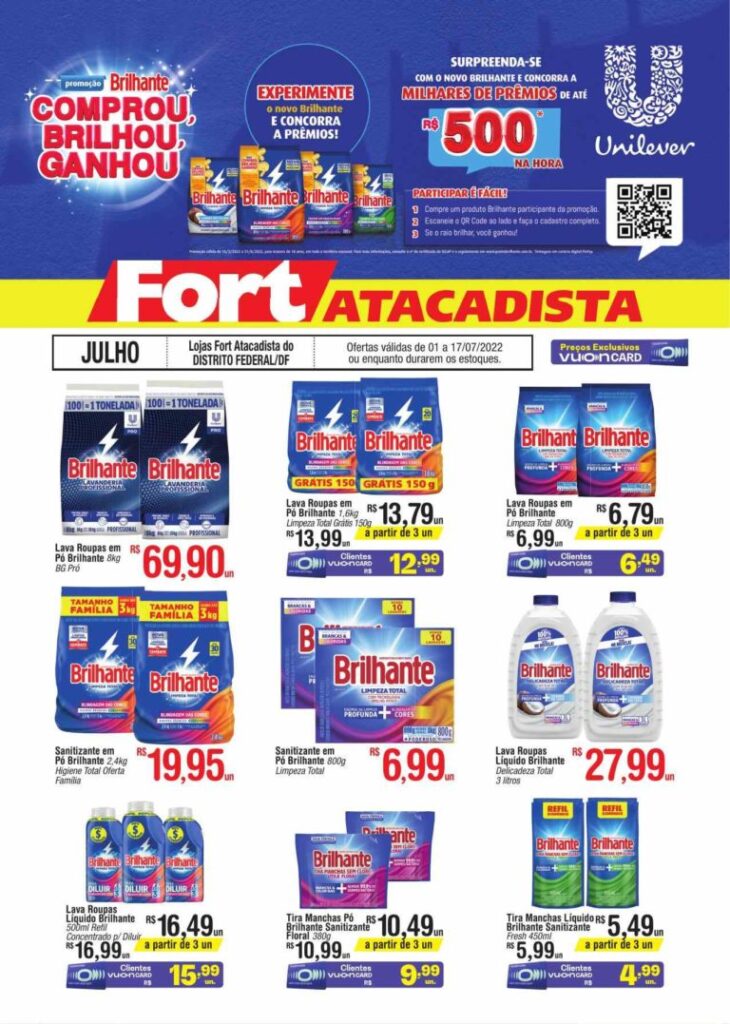 encarte de ofertas fort atacadista