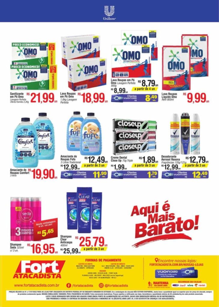 encarte de ofertas fort atacadista