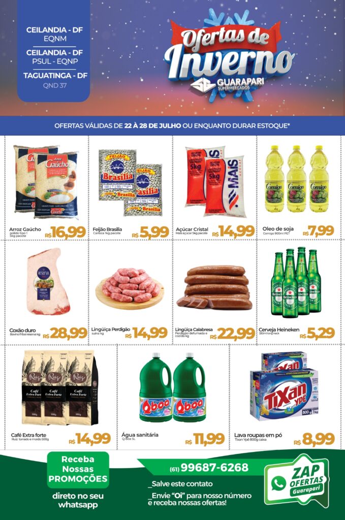 ofertas supermercado guarapari Ceilândia e Taguatinga