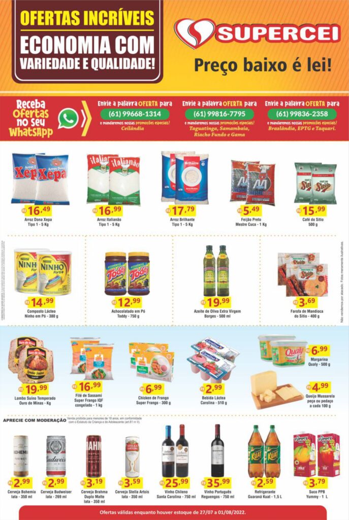 ofertas supermercado supercei Ceilândia brasilia df
