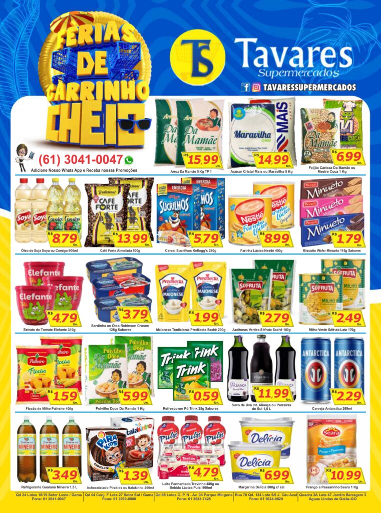 ofertas supermercado Tavares Brasília e goiás