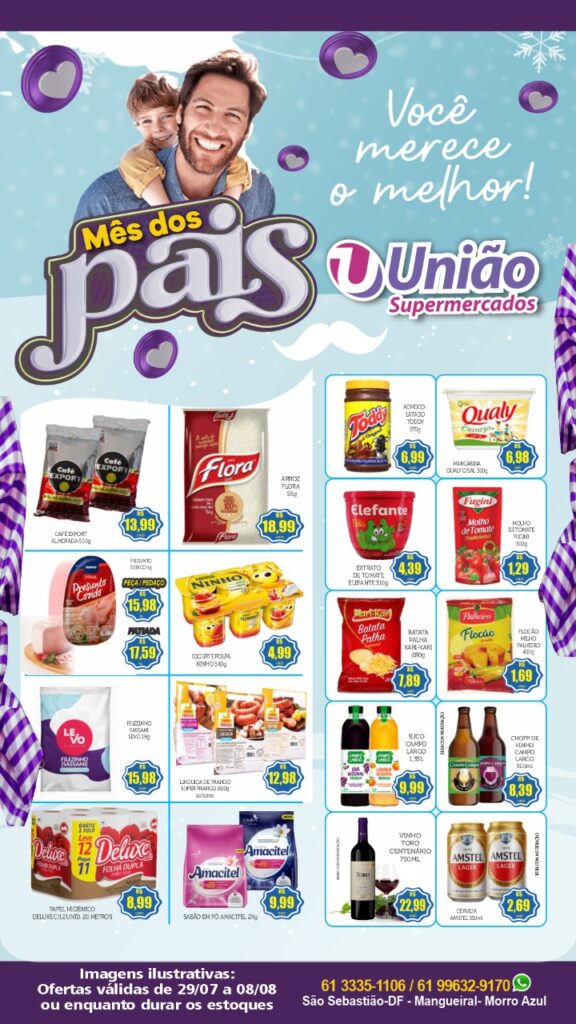 panfleto de ofertas supermercado união são sebastião df