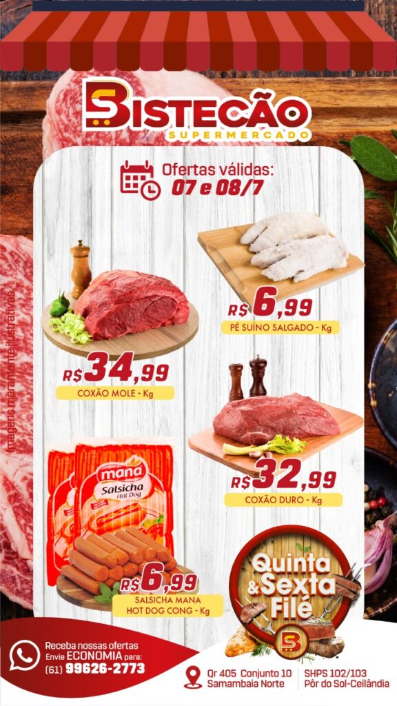 ofertas supermercado bistecão brasilia df