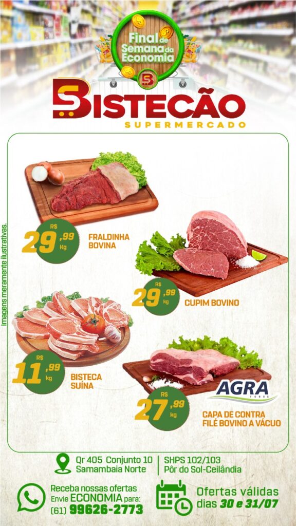 ofertas supermercado bistecão Brasília DF
