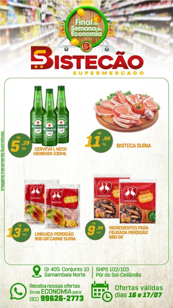 ofertas supermercado bistecão brasilia df