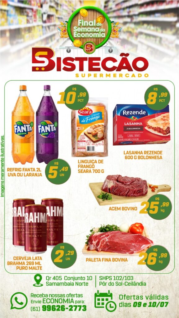 ofertas supermercado bistecão brasilia df