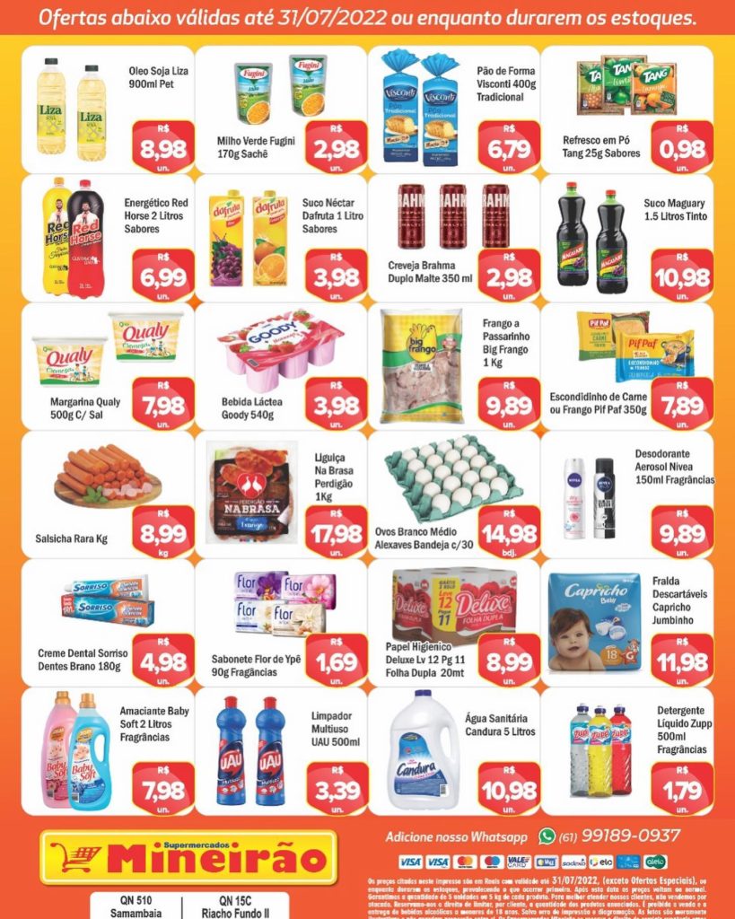 ofertas supermercado Mineirão Brasília DF