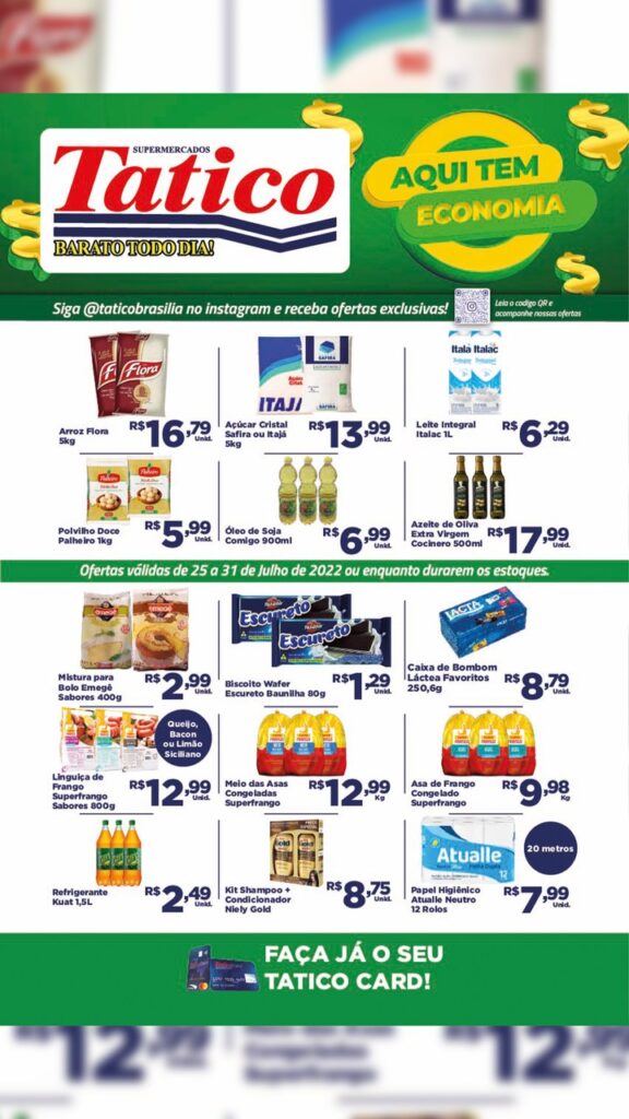 encartes de ofertas supermercado tatico Brasília DF