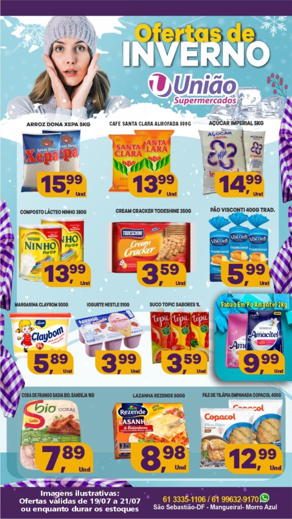 panfleto de ofertas supermercado união são sebastião df