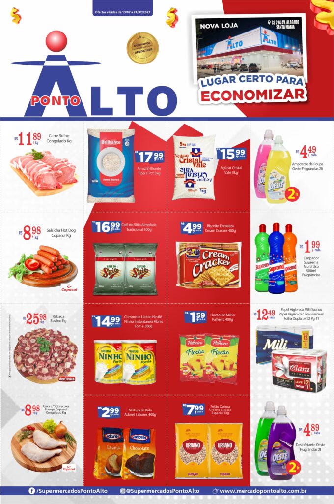 ofertas supermercado ponto alto brasilia df