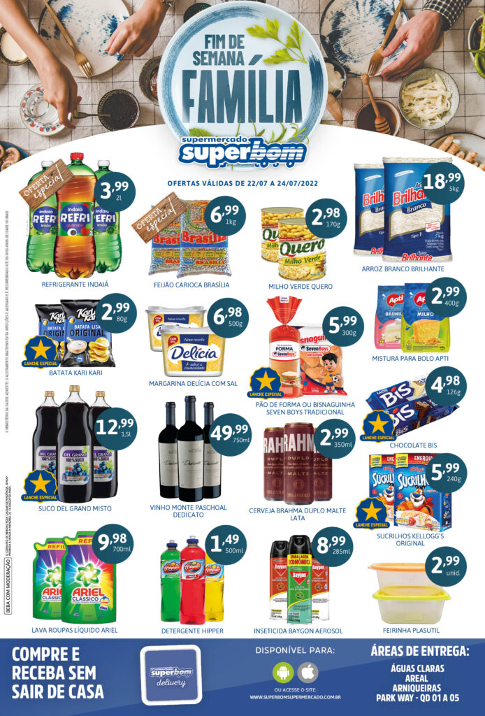 ofertas supermercado superbom Brasília DF
