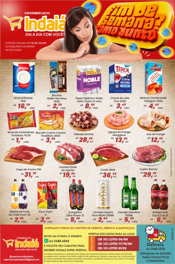 ofertas supermercado indaiá Itapoá Paranoá DF