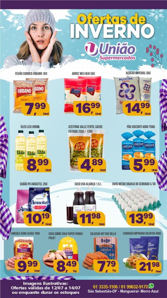panfleto de ofertas supermercado união são sebastião df