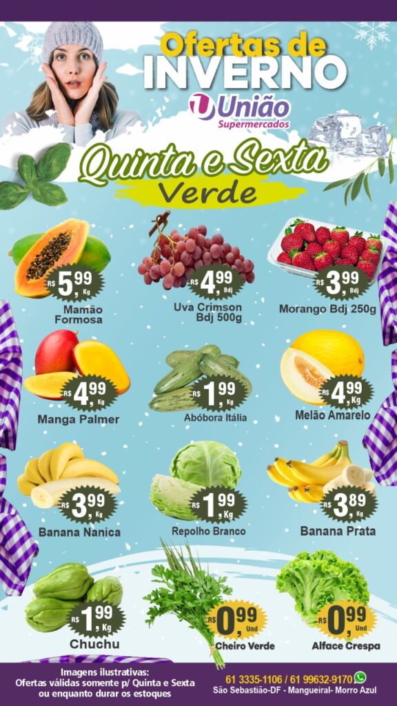 panfleto de ofertas supermercado união são sebastião df