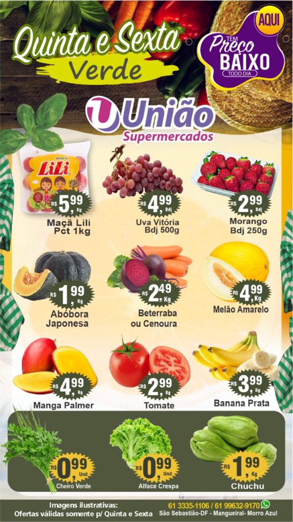 panfleto de ofertas supermercado união são sebastião df