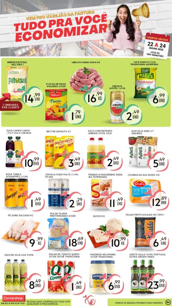 ofertas supermercado varejão da fartura