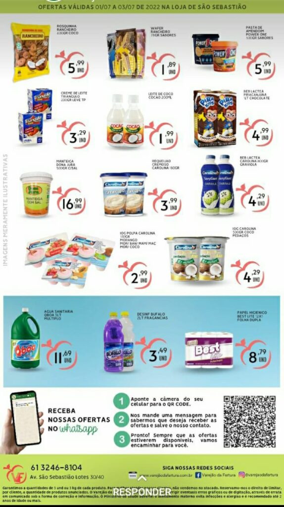 ofertas varejão da fartura são sebastião df