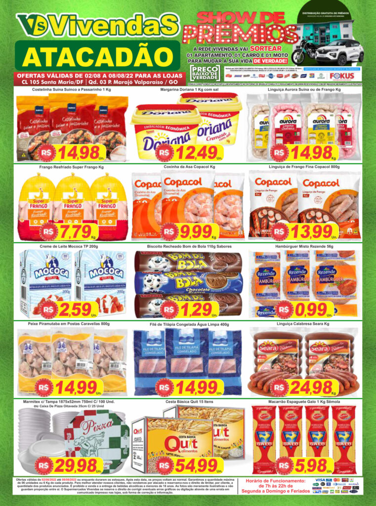 encarte de ofertas do vivendas atacadão brasilia df