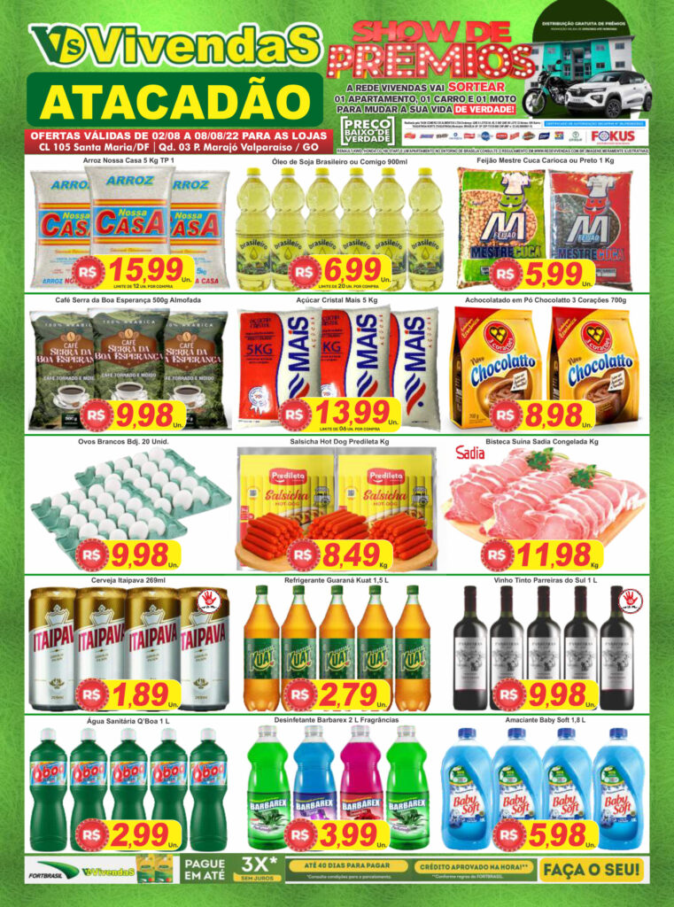 encarte de ofertas do vivendas atacadão brasilia df