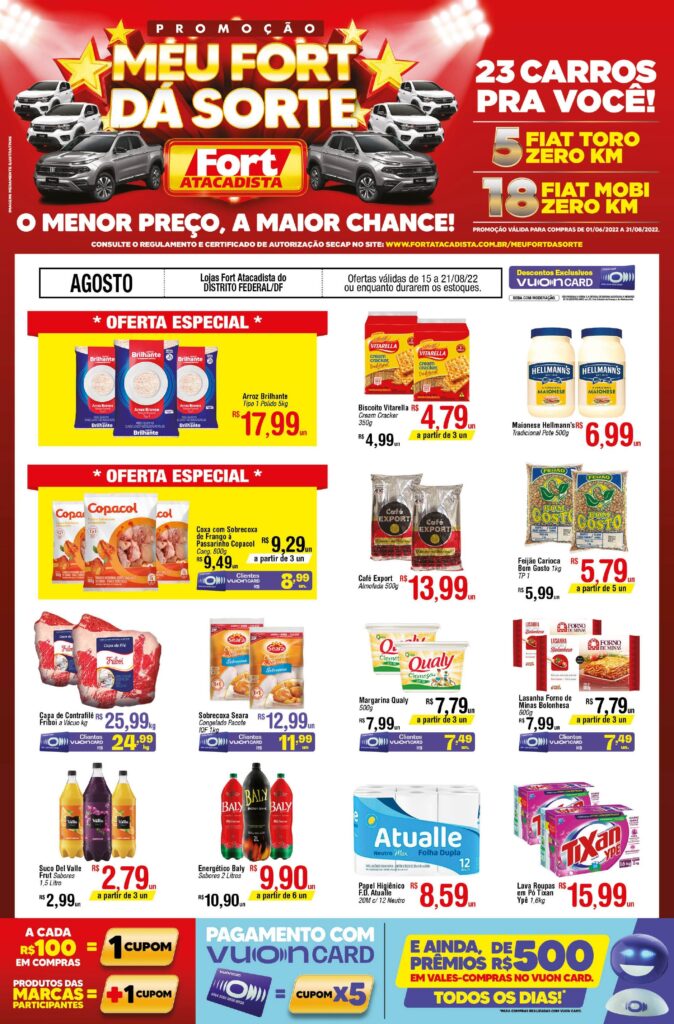 encarte de ofertas fort atacadista