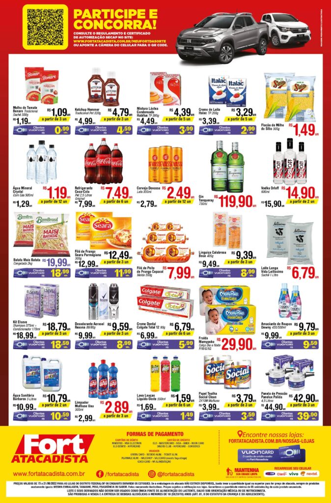 encarte de ofertas fort atacadista