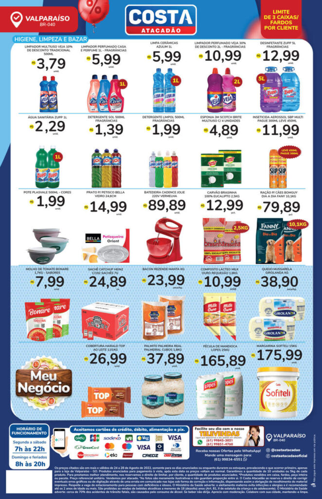 ofertas atacadão costa brasilia df