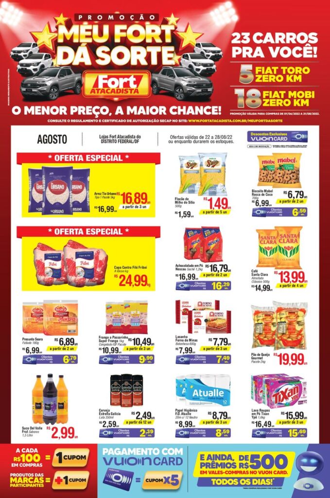 encarte de ofertas fort atacadista