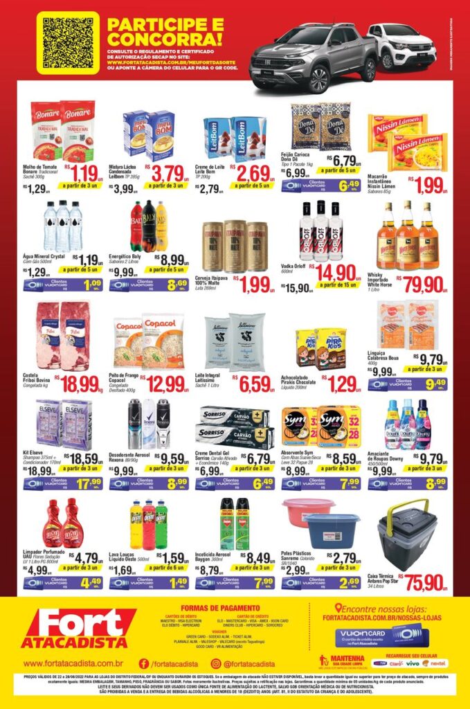 encarte de ofertas fort atacadista