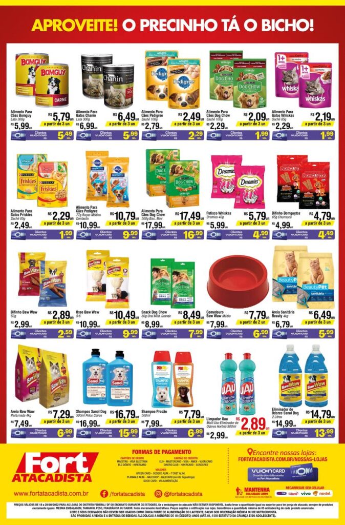 encarte de ofertas fort atacadista