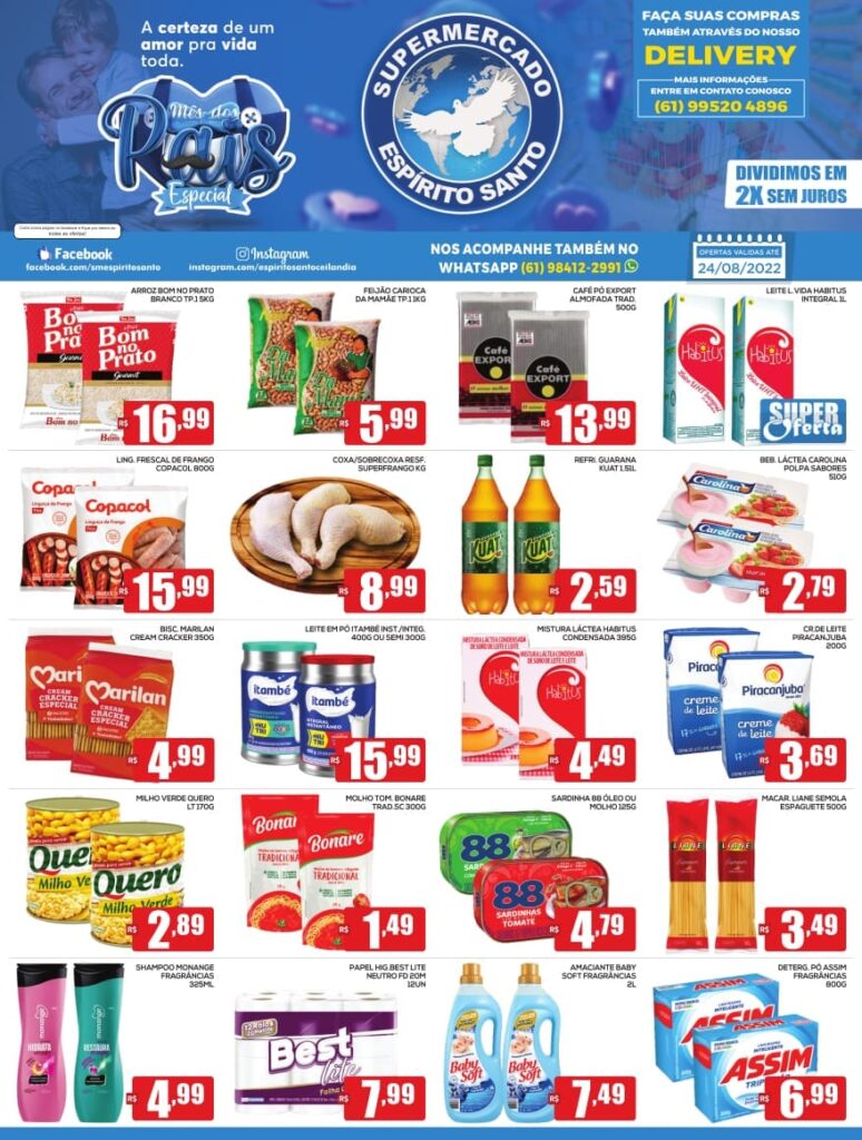 ofertas supermercado espirito santo Brasília df