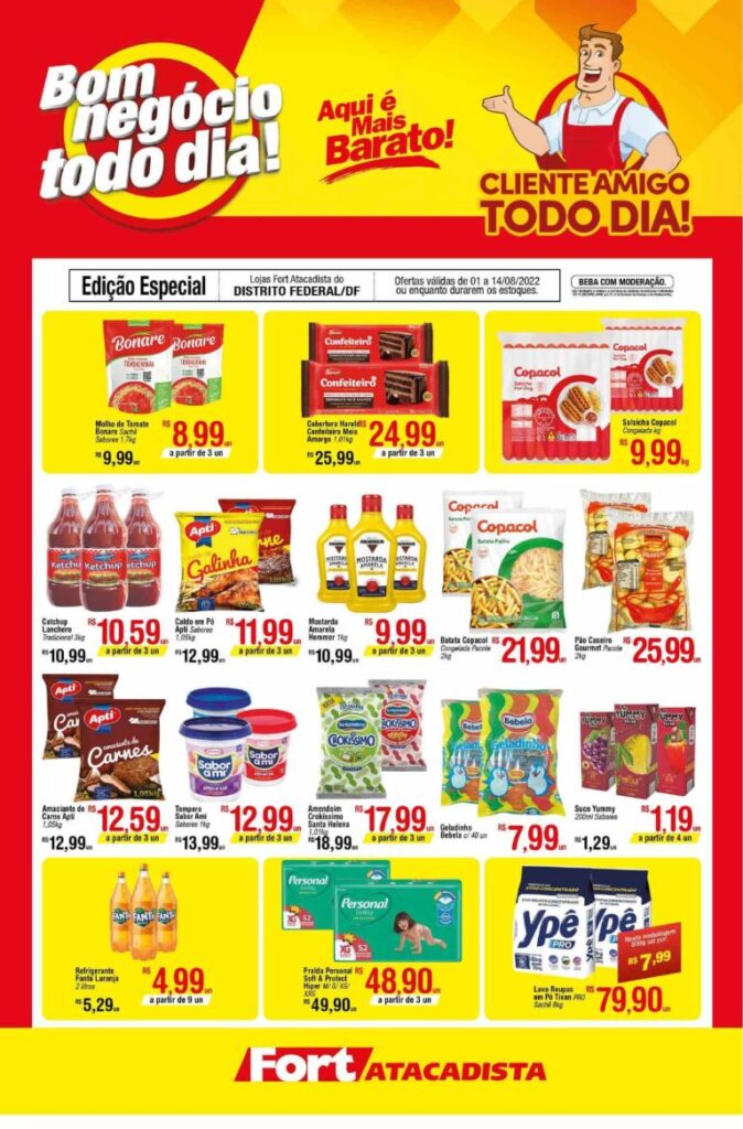 encarte de ofertas fort atacadista