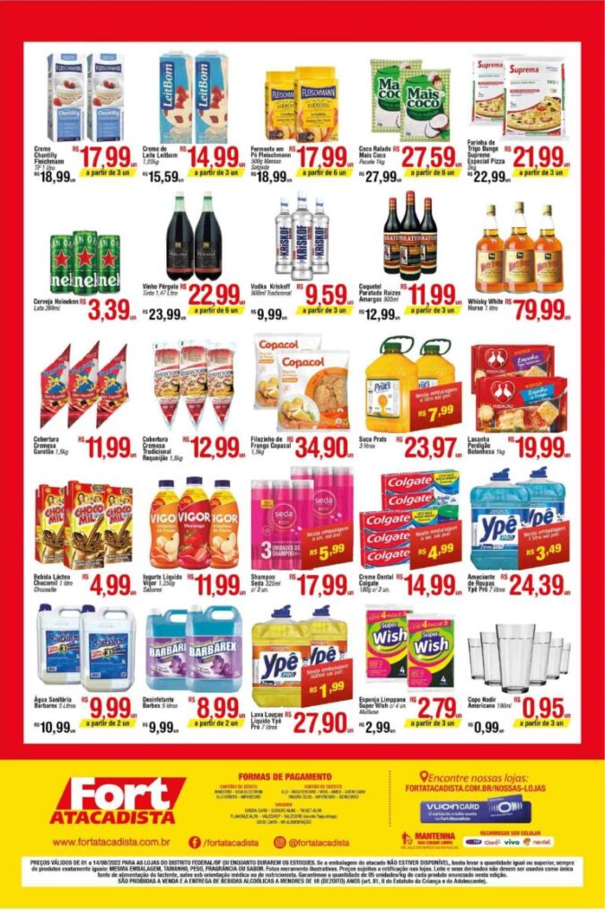 encarte de ofertas fort atacadista