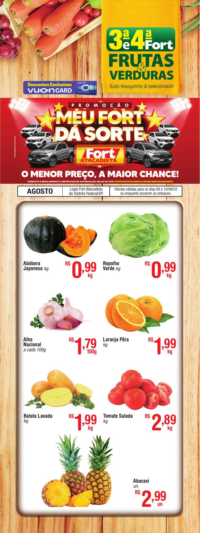 encarte de ofertas fort atacadista