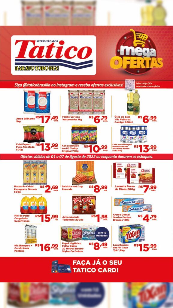 encartes de ofertas supermercado tatico Brasília DF